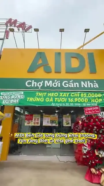 Khai trương A8002 Chợ Mỹ Phước 1